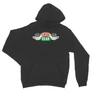 Sötétszürke Jóbarátok unisex kapucnis pulóver - Central Perk Logo