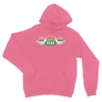 Világos rózsaszín Jóbarátok unisex kapucnis pulóver - Central Perk Logo
