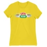 Citromsárga Jóbarátok női rövid ujjú póló - Central Perk Logo
