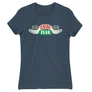 Denim Jóbarátok női rövid ujjú póló - Central Perk Logo