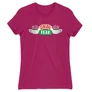 Pink Jóbarátok női rövid ujjú póló - Central Perk Logo