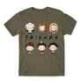 Cink Jóbarátok férfi rövid ujjú póló - Friends chibi group
