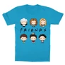 Atollkék Jóbarátok gyerek rövid ujjú póló - Friends chibi group