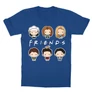 Királykék Jóbarátok gyerek rövid ujjú póló - Friends chibi group