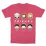 Pink Jóbarátok gyerek rövid ujjú póló - Friends chibi group