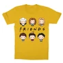 Sárga Jóbarátok gyerek rövid ujjú póló - Friends chibi group