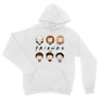 Fehér Jóbarátok kapucnis pulóver - Friends chibi group