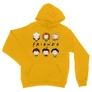 Sárga Jóbarátok kapucnis pulóver - Friends chibi group