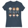 Denim Jóbarátok női rövid ujjú póló - Friends chibi group