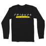 Kép 3/6 - Fekete Jóbarátok férfi hosszú ujjú póló - Friends Reunion Logo