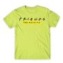 Almazöld Jóbarátok férfi rövid ujjú póló - Friends Reunion Logo