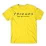 Citromsárga Jóbarátok férfi rövid ujjú póló - Friends Reunion Logo