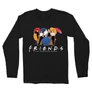Fekete Jóbarátok férfi hosszú ujjú póló - Friends Team