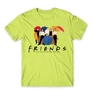 Almazöld Jóbarátok férfi rövid ujjú póló - Friends Team