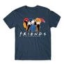 Denim Jóbarátok férfi rövid ujjú póló - Friends Team