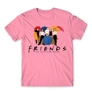 Kép 24/25 - Világos rózsaszín Jóbarátok férfi rövid ujjú póló - Friends Team