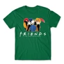 Zöld Jóbarátok férfi rövid ujjú póló - Friends Team
