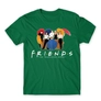 Kép 25/25 - Zöld Jóbarátok férfi rövid ujjú póló - Friends Team