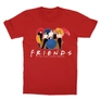 Kép 9/14 - Piros Jóbarátok gyerek rövid ujjú póló - Friends Team