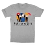Sportszürke Jóbarátok gyerek rövid ujjú póló - Friends Team