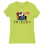 Almazöld Jóbarátok női rövid ujjú póló - Friends Team