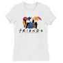 Fehér Jóbarátok női rövid ujjú póló - Friends Team