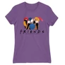 Világoslila Jóbarátok női rövid ujjú póló - Friends Team