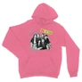 Világos rózsaszín Jóbarátok unisex kapucnis pulóver - How you doin? - Team
