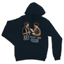 Sötétkék Jóbarátok unisex kapucnis pulóver - Joey doesn't share food