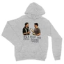 Sportszürke Jóbarátok unisex kapucnis pulóver - Joey doesn't share food