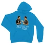 Zafírkék Jóbarátok unisex kapucnis pulóver - Joey doesn't share food