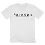 Fehér Jóbarátok férfi V-nyakú póló - Friends Logo