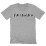 Sportszürke Jóbarátok férfi V-nyakú póló - Friends Logo