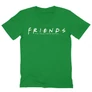 Zöld Jóbarátok férfi V-nyakú póló - Friends Logo