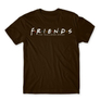 Kép 5/25 - Barna Jóbarátok férfi rövid ujjú póló - Friends Logo