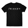 Kép 10/25 - Fekete Jóbarátok férfi rövid ujjú póló - Friends Logo