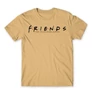 Homok Jóbarátok férfi rövid ujjú póló - Friends Logo