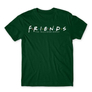 Kép 20/25 - Sötétzöld Jóbarátok férfi rövid ujjú póló - Friends Logo