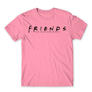Kép 24/25 - Világos rózsaszín Jóbarátok férfi rövid ujjú póló - Friends Logo