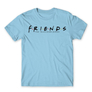 Kép 23/25 - Világoskék Jóbarátok férfi rövid ujjú póló - Friends Logo