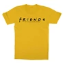 Sárga Jóbarátok gyerek rövid ujjú póló - Friends Logo