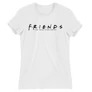 Fehér Jóbarátok női rövid ujjú póló - Friends Logo