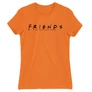 Narancs Jóbarátok női rövid ujjú póló - Friends Logo