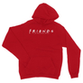 Kép 5/14 - Piros Jóbarátok unisex kapucnis pulóver - Friends Logo