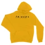 Sárga Jóbarátok unisex kapucnis pulóver - Friends Logo