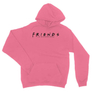 Kép 12/14 - Világos rózsaszín Jóbarátok unisex kapucnis pulóver - Friends Logo