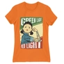 Kép 10/22 - Narancs Nyerd meg az életed női rövid ujjú póló - Green light, Red light