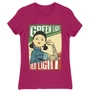 Kép 11/22 - Pink Nyerd meg az életed női rövid ujjú póló - Green light, Red light
