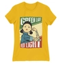 Kép 13/22 - Sárga Nyerd meg az életed női rövid ujjú póló - Green light, Red light