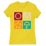 Kép 6/22 - Citromsárga Nyerd meg az életed női rövid ujjú póló - Sugar honeycomb symbols